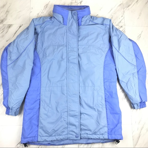 Vintage Columbia Blue Purple Ski Winter Jacket M - Picture 1 of 8